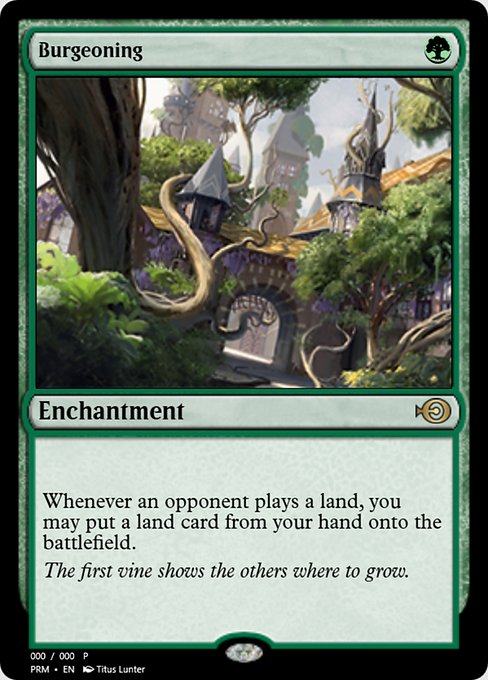 Magic the Gathering Card - Burgeoning - MTG Circle
