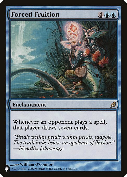 Magic the Gathering Card - Forced Fruition - MTG Circle