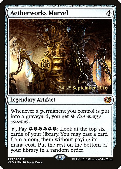 Magic the Gathering Card - Aetherworks Marvel - MTG Circle