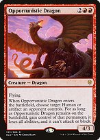 Magic the Gathering Card - Opportunistic Dragon - MTG Circle