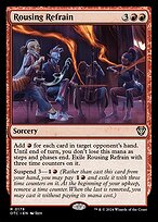 Magic the Gathering Card - Rousing Refrain - MTG Circle