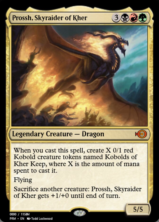 Magic the Gathering Card - Prossh, Skyraider of Kher - MTG Circle
