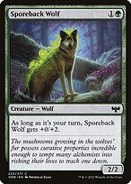 Magic the Gathering Card - Sporeback Wolf - MTG Circle
