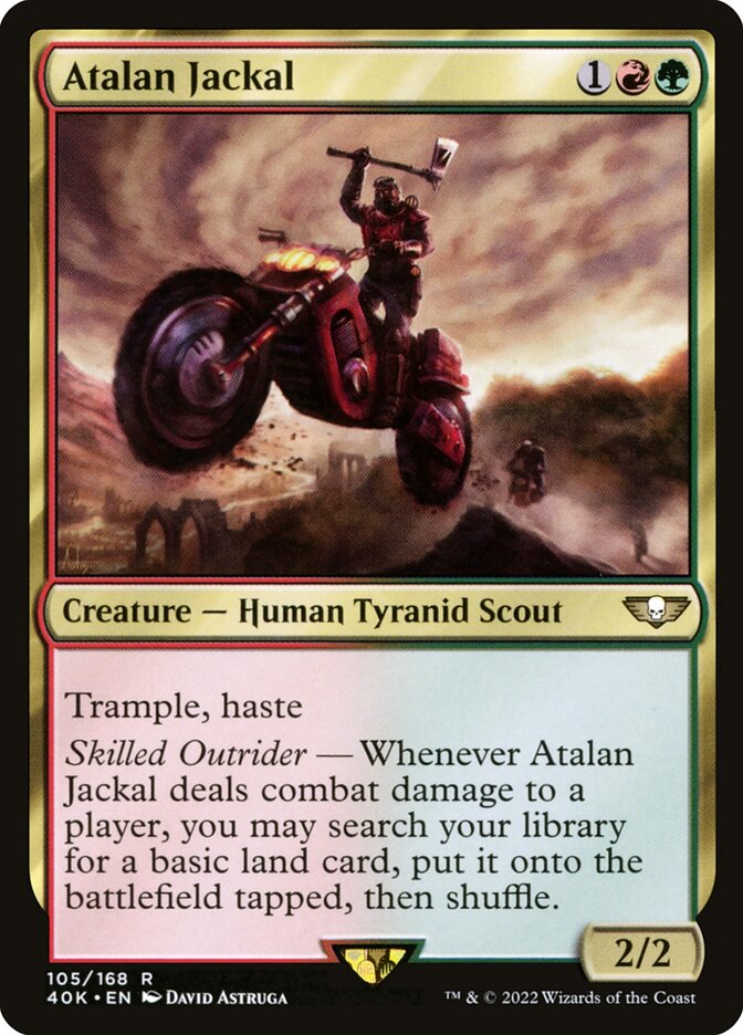 Magic the Gathering Card - Atalan Jackal - MTG Circle