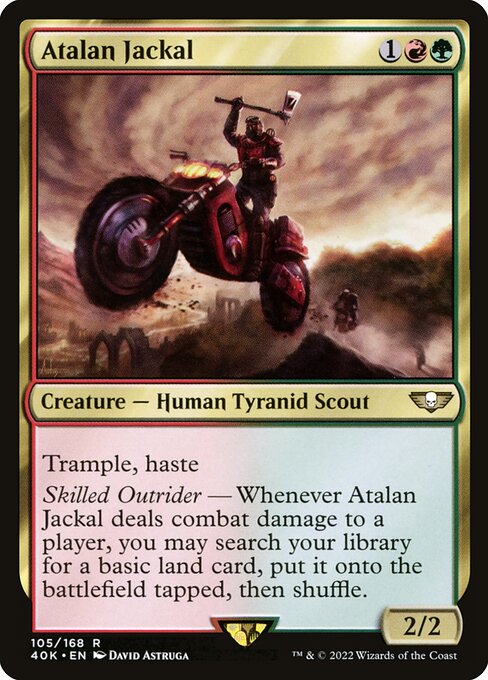Magic the Gathering Card - Atalan Jackal - MTG Circle