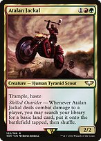Magic the Gathering Card - Atalan Jackal - MTG Circle
