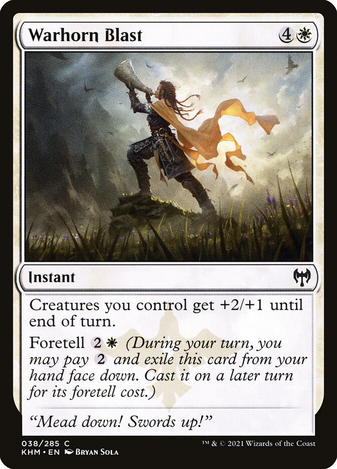 Magic the Gathering Card - Warhorn Blast - MTG Circle