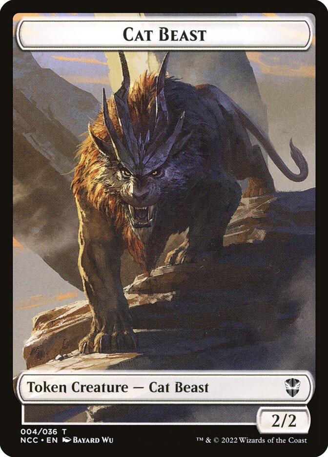 Magic the Gathering Card - Cat Beast - MTG Circle