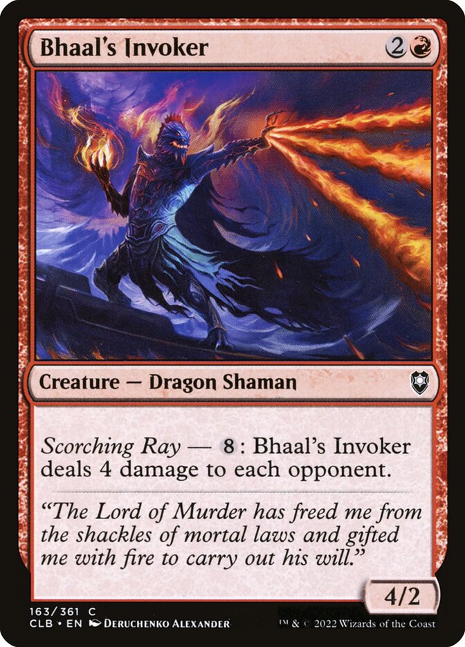 Magic the Gathering Card - Bhaal's Invoker - MTG Circle