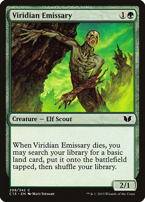 Magic the Gathering Card - Viridian Emissary - MTG Circle