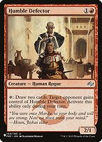 Magic the Gathering Card - Humble Defector - MTG Circle