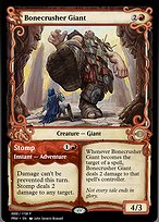 Magic the Gathering Card - Bonecrusher Giant // Stomp - MTG Circle