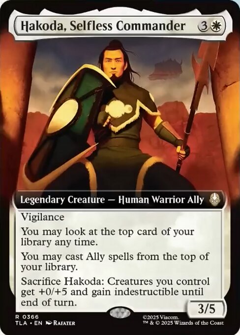 Magic the Gathering Card - Hakoda, Selfless Commander - MTG Circle