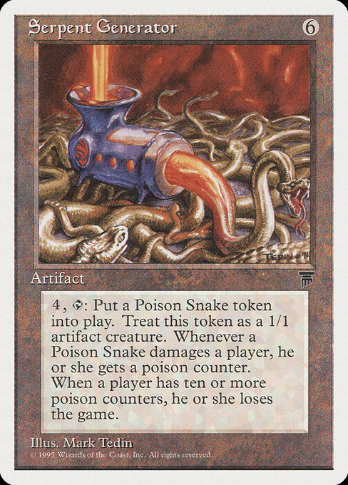Magic the Gathering Card - Serpent Generator - MTG Circle