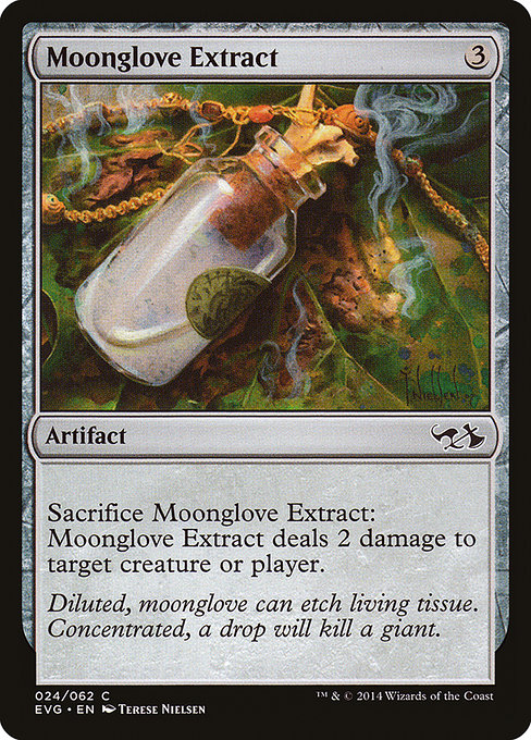 Magic the Gathering Card - Moonglove Extract - MTG Circle