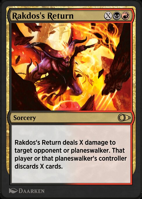 Magic the Gathering Card - Rakdos's Return - MTG Circle
