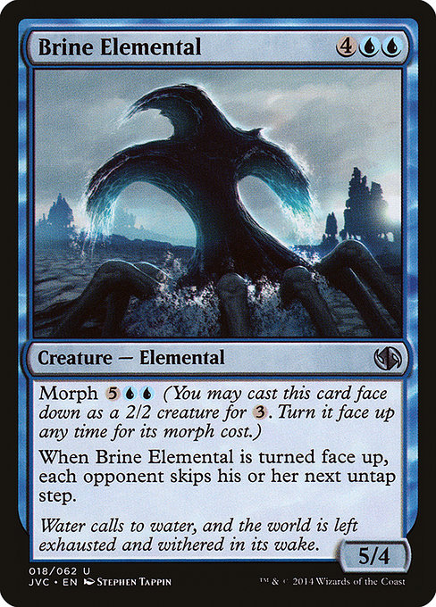 Magic the Gathering Card - Brine Elemental - MTG Circle