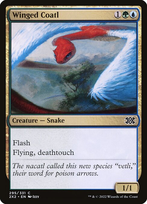 Magic the Gathering Card - Winged Coatl - MTG Circle