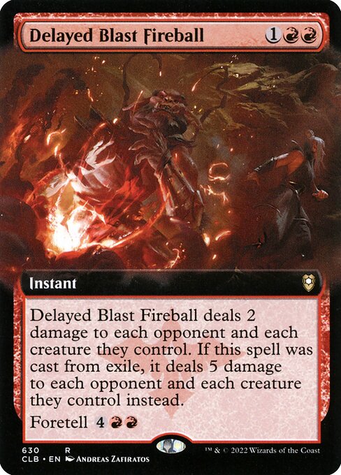 Magic the Gathering Card - Delayed Blast Fireball - MTG Circle