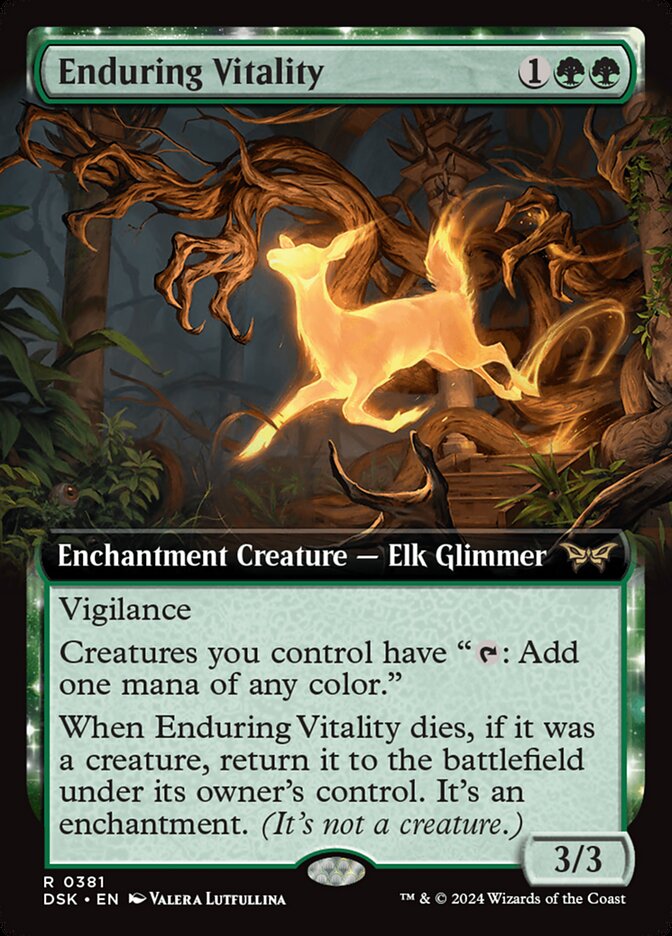 Magic the Gathering Card - Enduring Vitality - MTG Circle