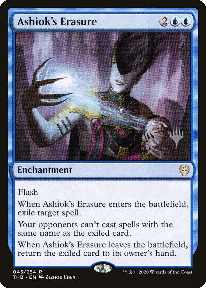 Magic the Gathering Card - Ashiok's Erasure - MTG Circle