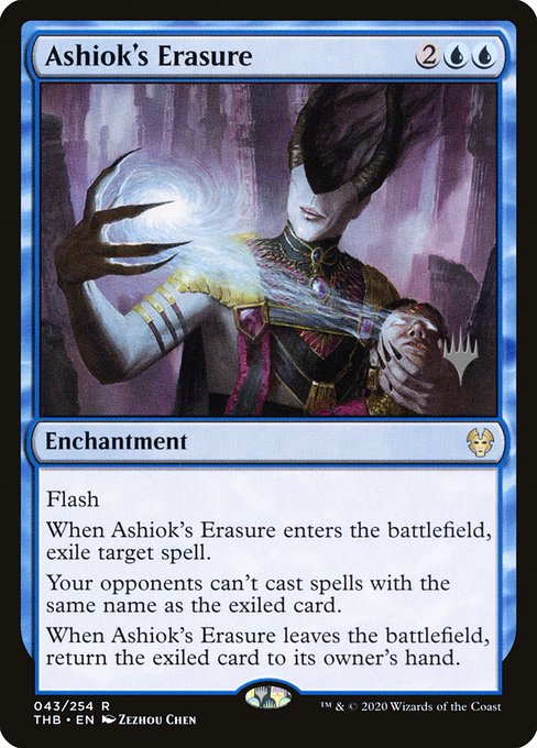 Magic the Gathering Card - Ashiok's Erasure - MTG Circle