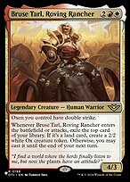 Magic the Gathering Card - Bruse Tarl, Roving Rancher - MTG Circle