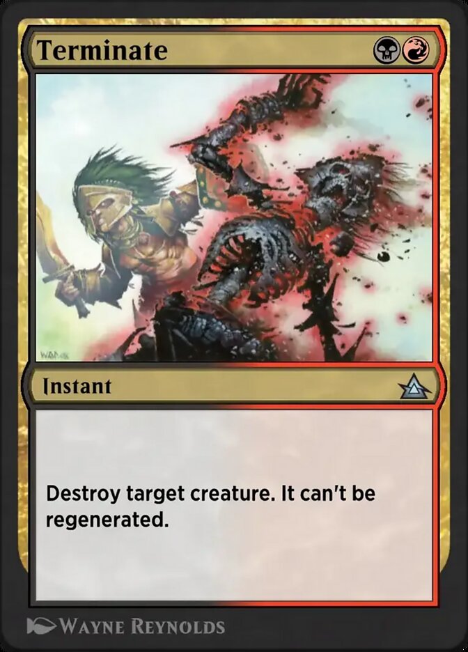 Magic the Gathering Card - Terminate - MTG Circle