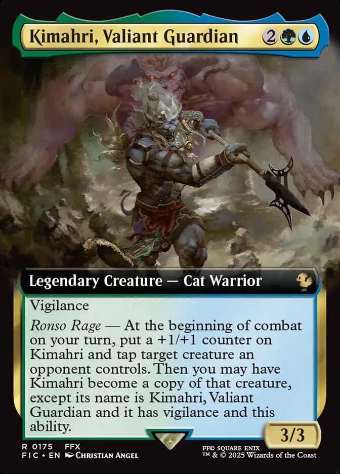Magic the Gathering Card - Kimahri, Valiant Guardian - MTG Circle