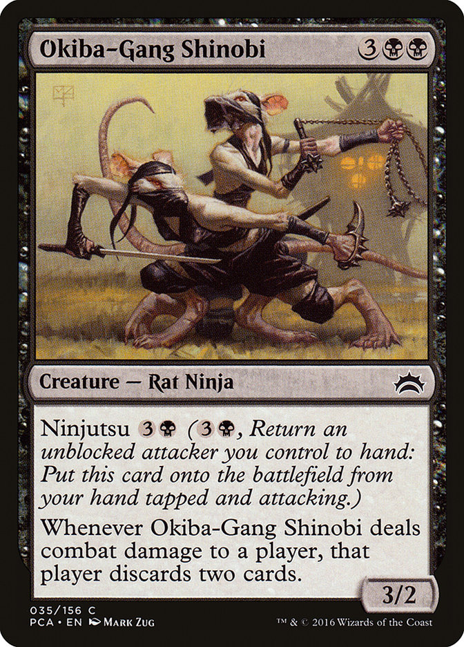 Magic the Gathering Card - Okiba-Gang Shinobi - MTG Circle