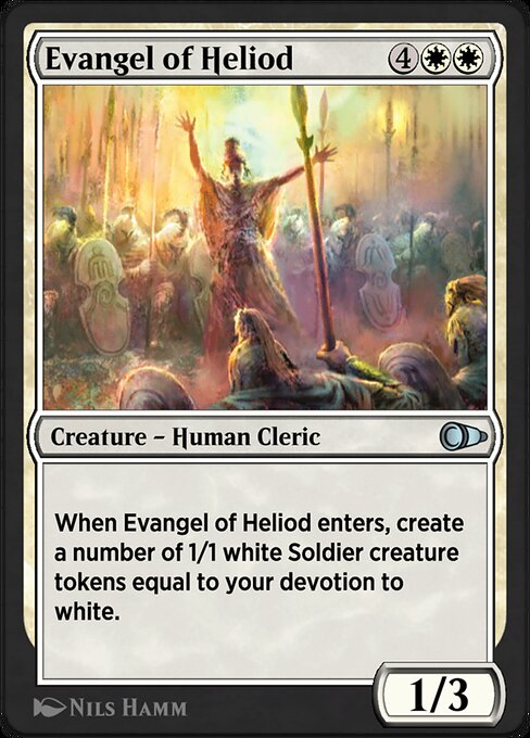 Magic the Gathering Card - Evangel of Heliod - MTG Circle