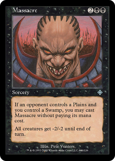 Magic the Gathering Card - Massacre - MTG Circle