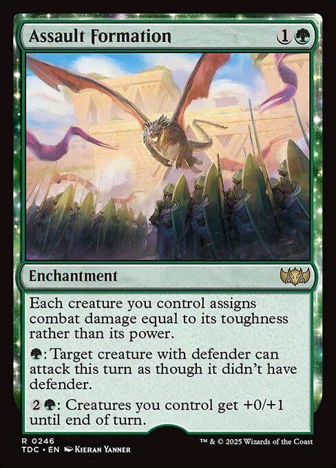 Magic the Gathering Card - Assault Formation - MTG Circle