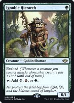 Magic the Gathering Card - Ignoble Hierarch - MTG Circle