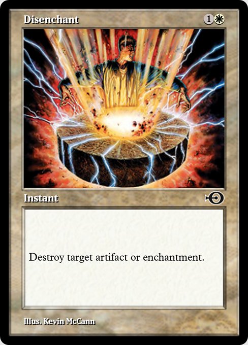 Magic the Gathering Card - Disenchant - MTG Circle