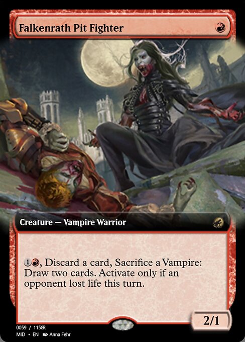 Magic the Gathering Card - Falkenrath Pit Fighter - MTG Circle