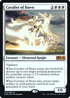 Magic the Gathering Card - Cavalier of Dawn - MTG Circle