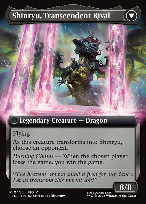 Magic the Gathering Card - Shinryu, Transcendent Rival - MTG Circle