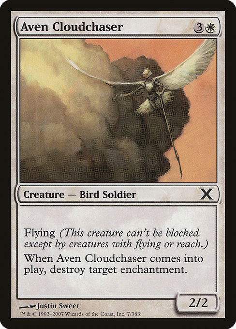 Magic the Gathering Card - Aven Cloudchaser - MTG Circle