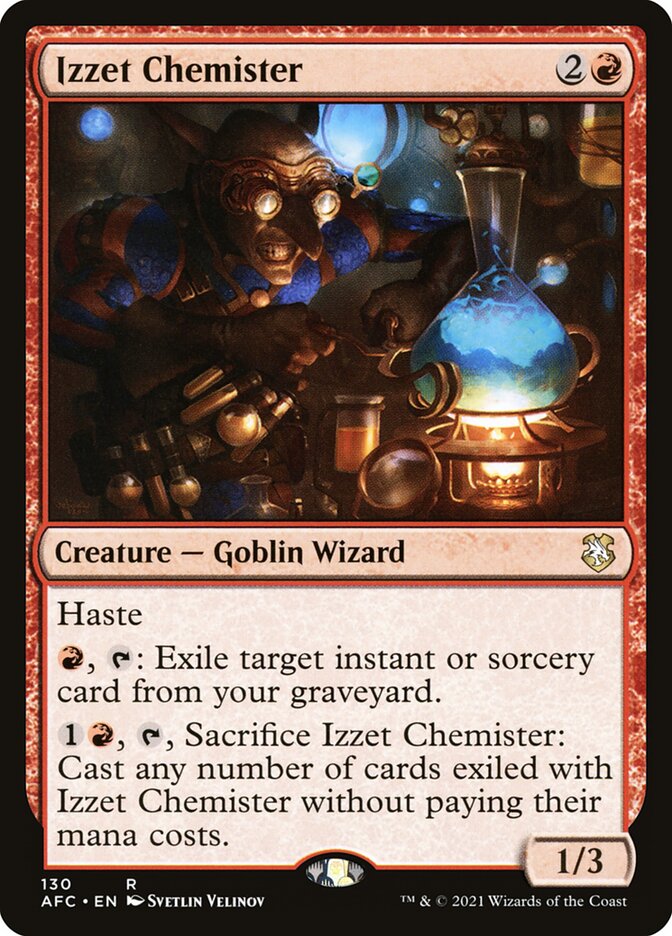 Magic the Gathering Card - Izzet Chemister - MTG Circle