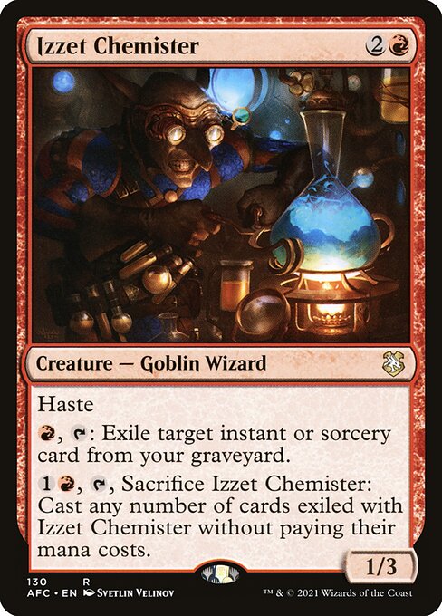 Magic the Gathering Card - Izzet Chemister - MTG Circle