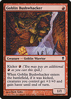 Magic the Gathering Card - Goblin Bushwhacker - MTG Circle