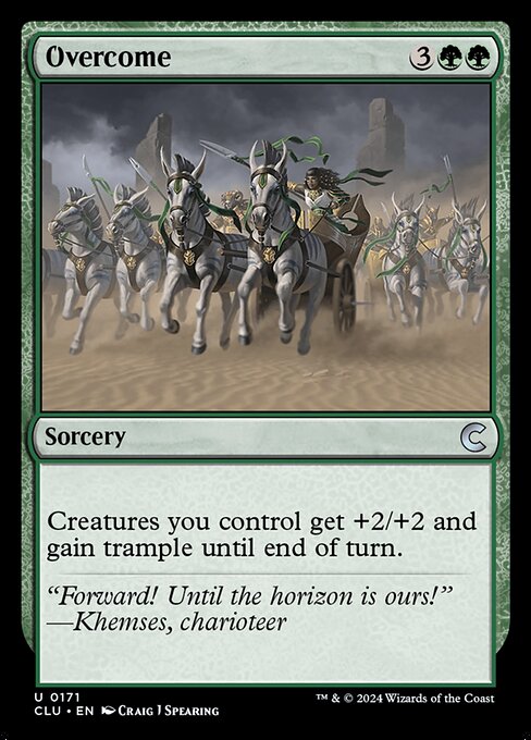 Magic the Gathering Card - Overcome - MTG Circle