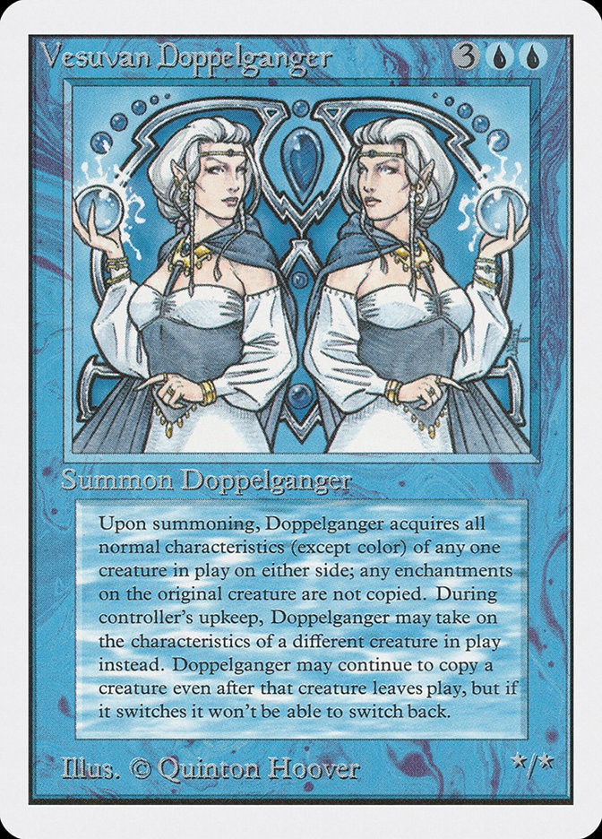 Magic the Gathering Card - Vesuvan Doppelganger - MTG Circle