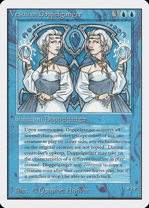 Magic the Gathering Card - Vesuvan Doppelganger - MTG Circle