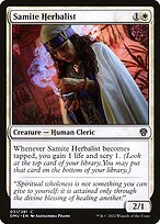 Magic the Gathering Card - Samite Herbalist - MTG Circle