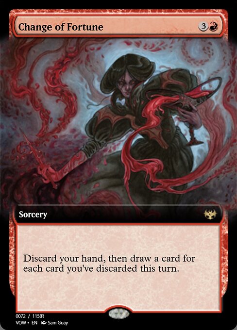 Magic the Gathering Card - Change of Fortune - MTG Circle