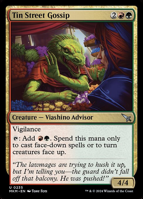 Magic the Gathering Card - Tin Street Gossip - MTG Circle