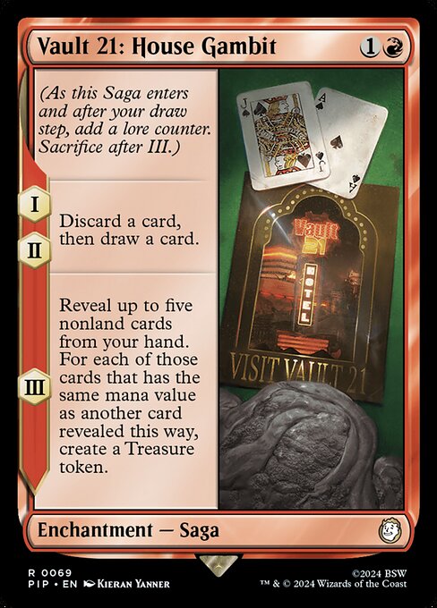 Magic the Gathering Card - Vault 21: House Gambit - MTG Circle