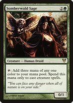 Magic the Gathering Card - Somberwald Sage - MTG Circle